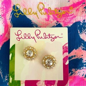 Lilly Pulitzer stud earrings Halo